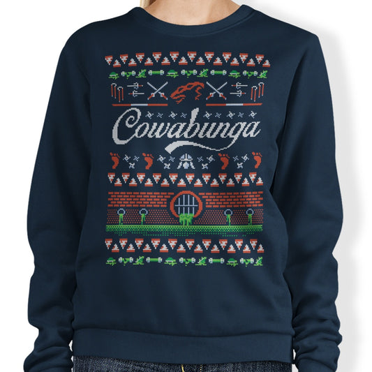 Cowabunga Christmas - Sweatshirt