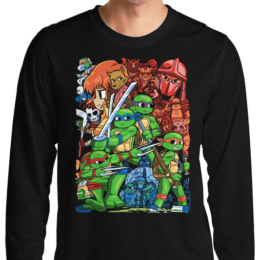 Cowabunga Pilgrim - Long Sleeve T-Shirt