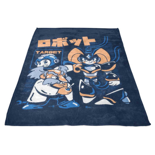Creation of Robot Rival - Fleece Blanket