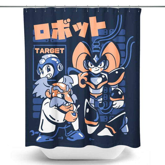 Creation of Robot Rival - Shower Curtain