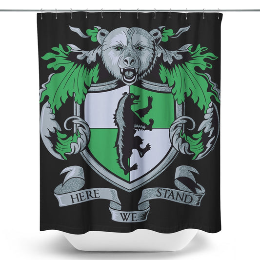 Crest of the Bear - Shower Curtain