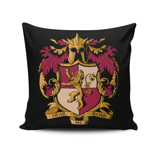 Crest of the Lion - Throw Pillow
