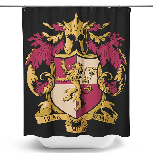 Crest of the Lion - Shower Curtain