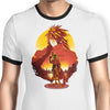 Crimson Sunset - Ringer T-Shirt