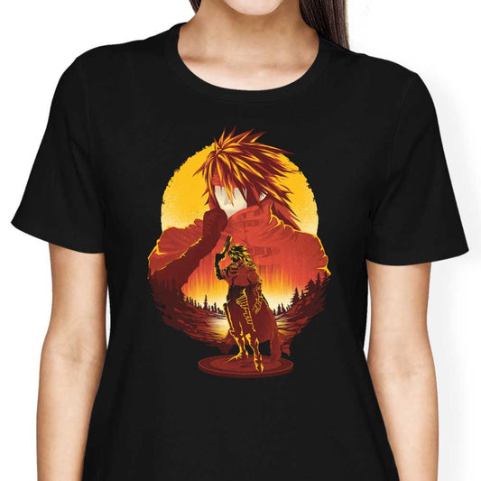 Crimson Sunset - Women's Apparel