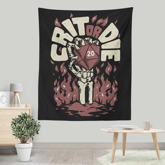 Crit or Die - Wall Tapestry