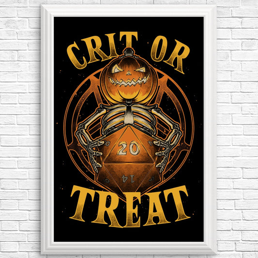 Crit or Treat - Posters & Prints