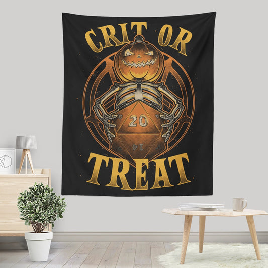 Crit or Treat - Wall Tapestry