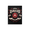 Critical Hit Survivor - Metal Print