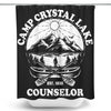 Crystal Lake Counselor - Shower Curtain