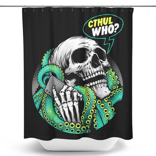 Cthul-Who - Shower Curtain