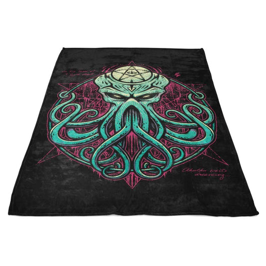 Cthulhu Awakens - Fleece Blanket