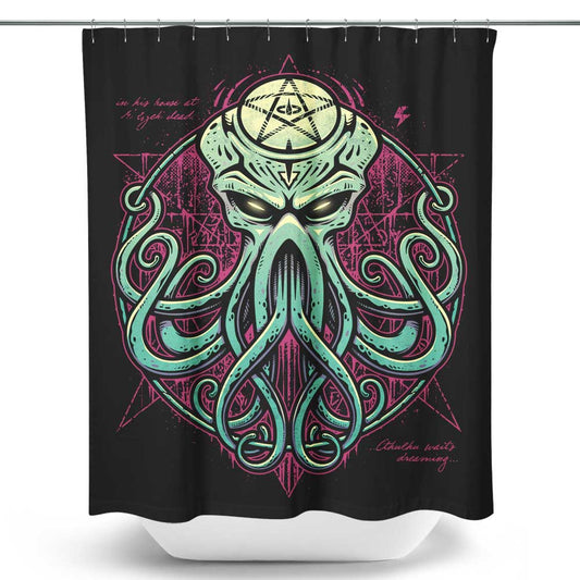 Cthulhu Awakens - Shower Curtain