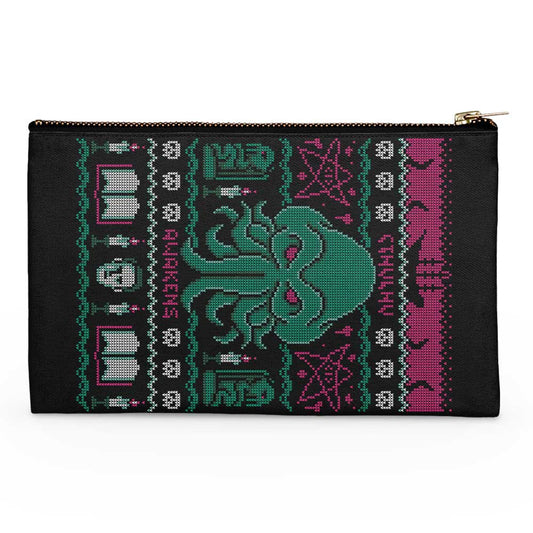 Cthulhu Awakens Sweater - Accessory Pouch