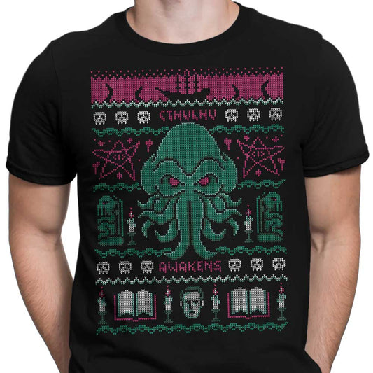 Cthulhu Awakens Sweater - Men's Apparel