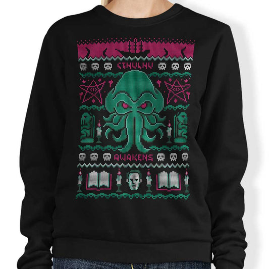 Cthulhu Awakens Sweater - Sweatshirt