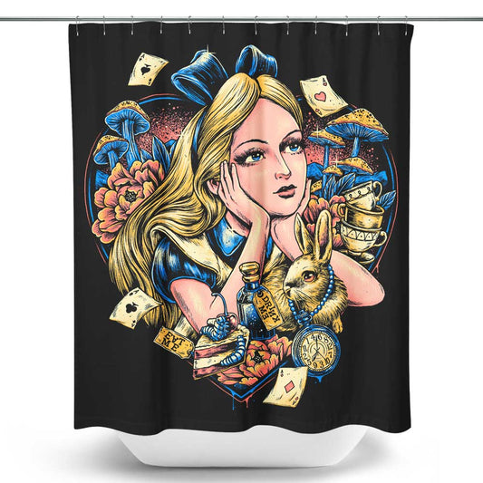 Curious Heart - Shower Curtain