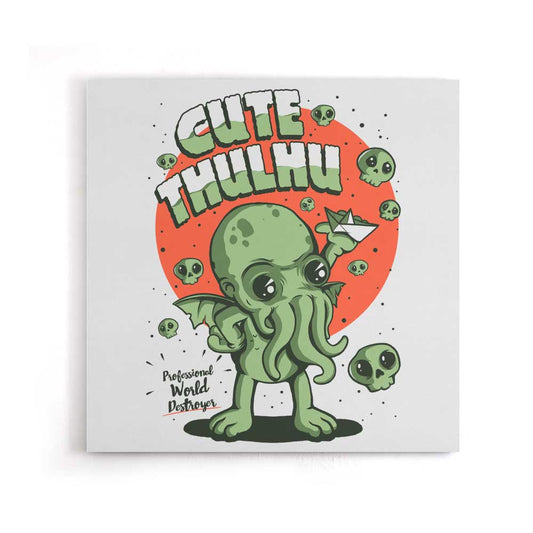 Cute-thulhu - Canvas Print