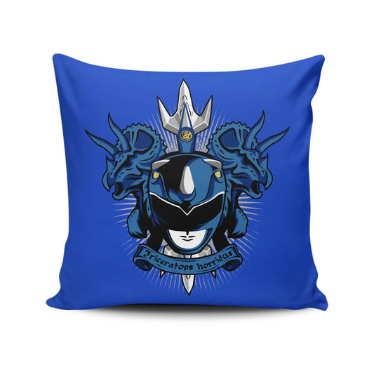 Cyaneus Triceratops Horridus - Throw Pillow