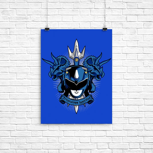 Cyaneus Triceratops Horridus - Poster