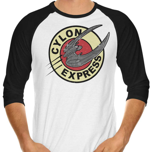 Cylon Express - 3/4 Sleeve Raglan T-Shirt