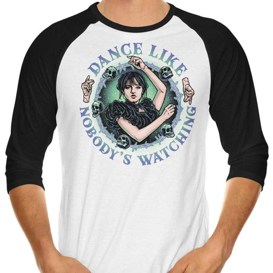 Dance Like Nobody's Watching - 3/4 Sleeve Raglan T-Shirt