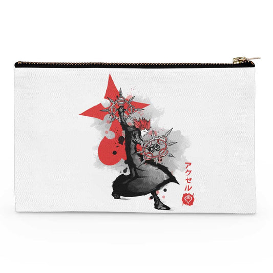Dancing Flames Sumi-e - Accessory Pouch