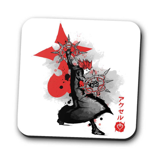 Dancing Flames Sumi-e - Coasters