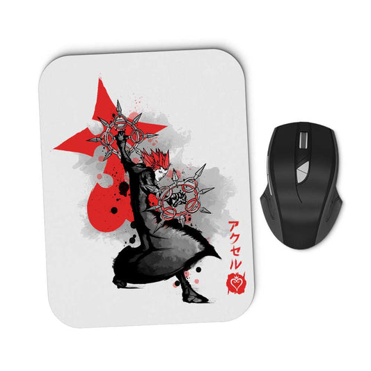 Dancing Flames Sumi-e - Mousepad