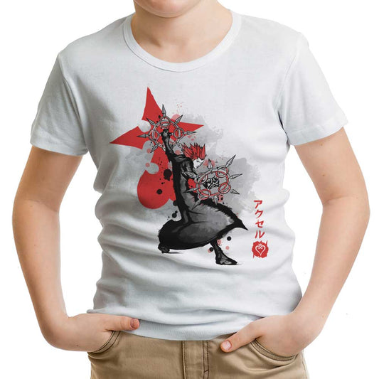 Dancing Flames Sumi-e - Youth Apparel