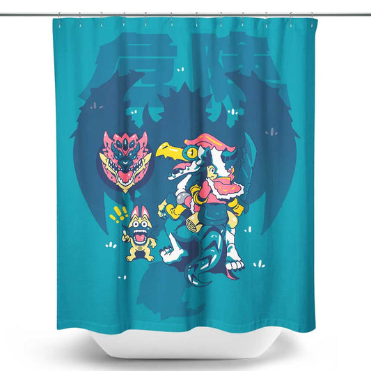 Danger is Coming - Shower Curtain