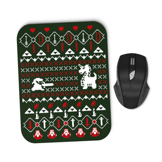 Dangerous to Go Alone at Christmas - Mousepad