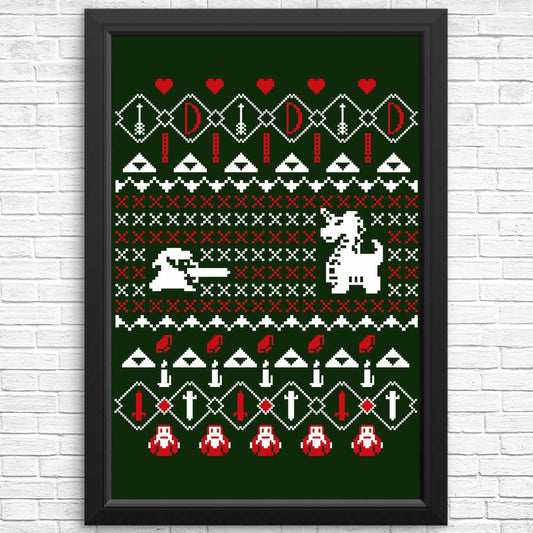 Dangerous to Go Alone at Christmas - Posters & Prints