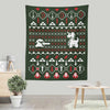 Dangerous to Go Alone at Christmas - Wall Tapestry