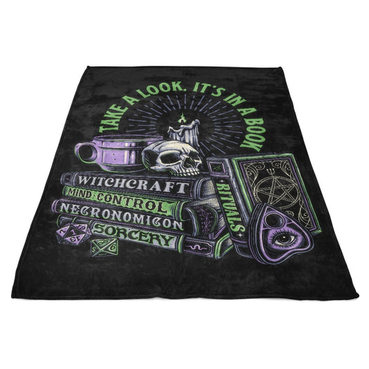 Dark Books - Fleece Blanket
