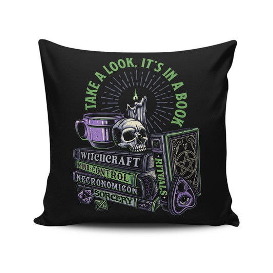 Dark Books - Throw Pillow