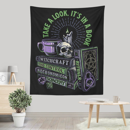 Dark Books - Wall Tapestry