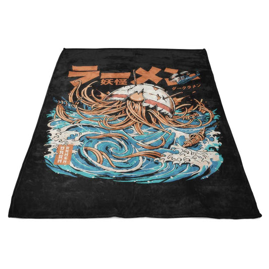 Dark Great Ramen (Alt) - Fleece Blanket