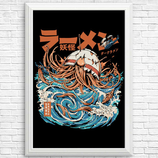 Dark Great Ramen (Alt) - Posters & Prints