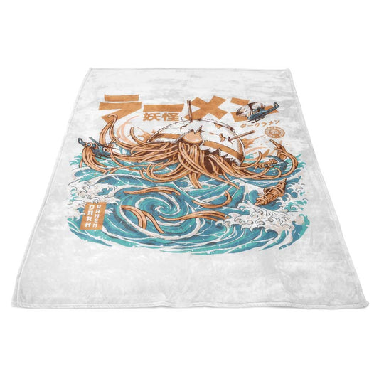 Dark Great Ramen - Fleece Blanket