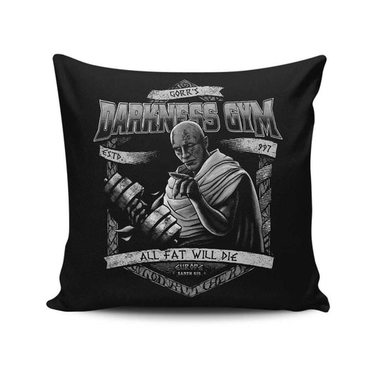 Darkness Gym - Throw Pillow
