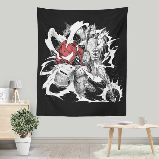 Dashing Hunter - Wall Tapestry