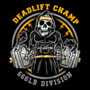 Deadlift Champ - Metal Print