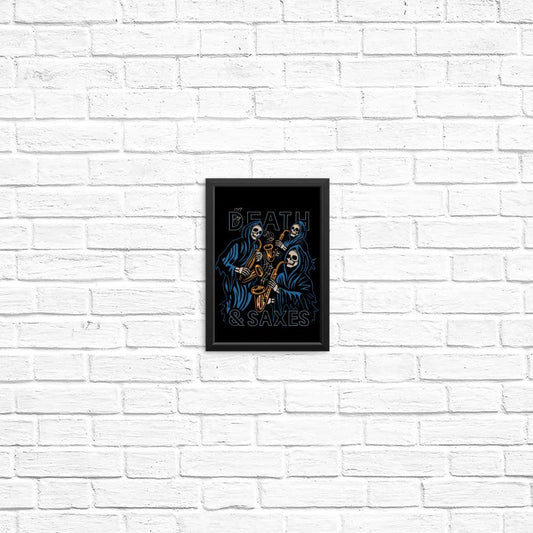 Death and Saxes - Posters & Prints