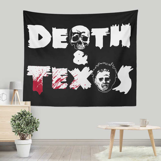 Death and Texas - Wall Tapestry