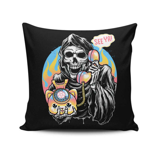 Death is Calling - Throw Pillow