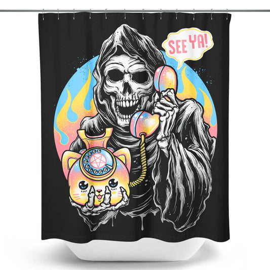 Death is Calling - Shower Curtain