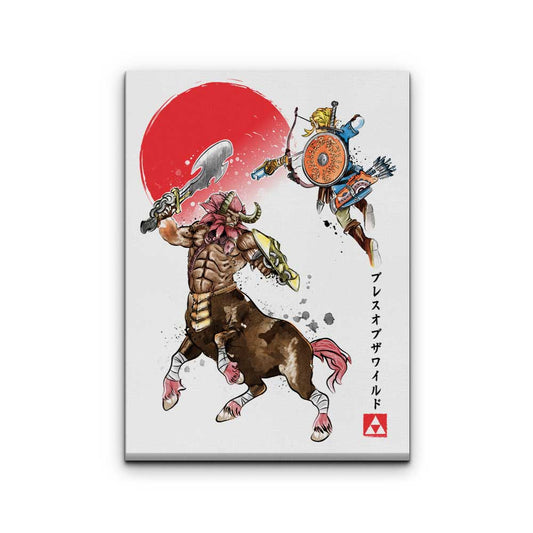 Death Mountain Watercolor - Canvas Print