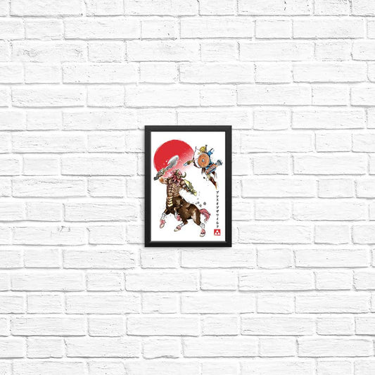 Death Mountain Watercolor - Posters & Prints