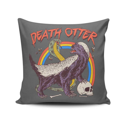 Death Otter - Throw Pillow